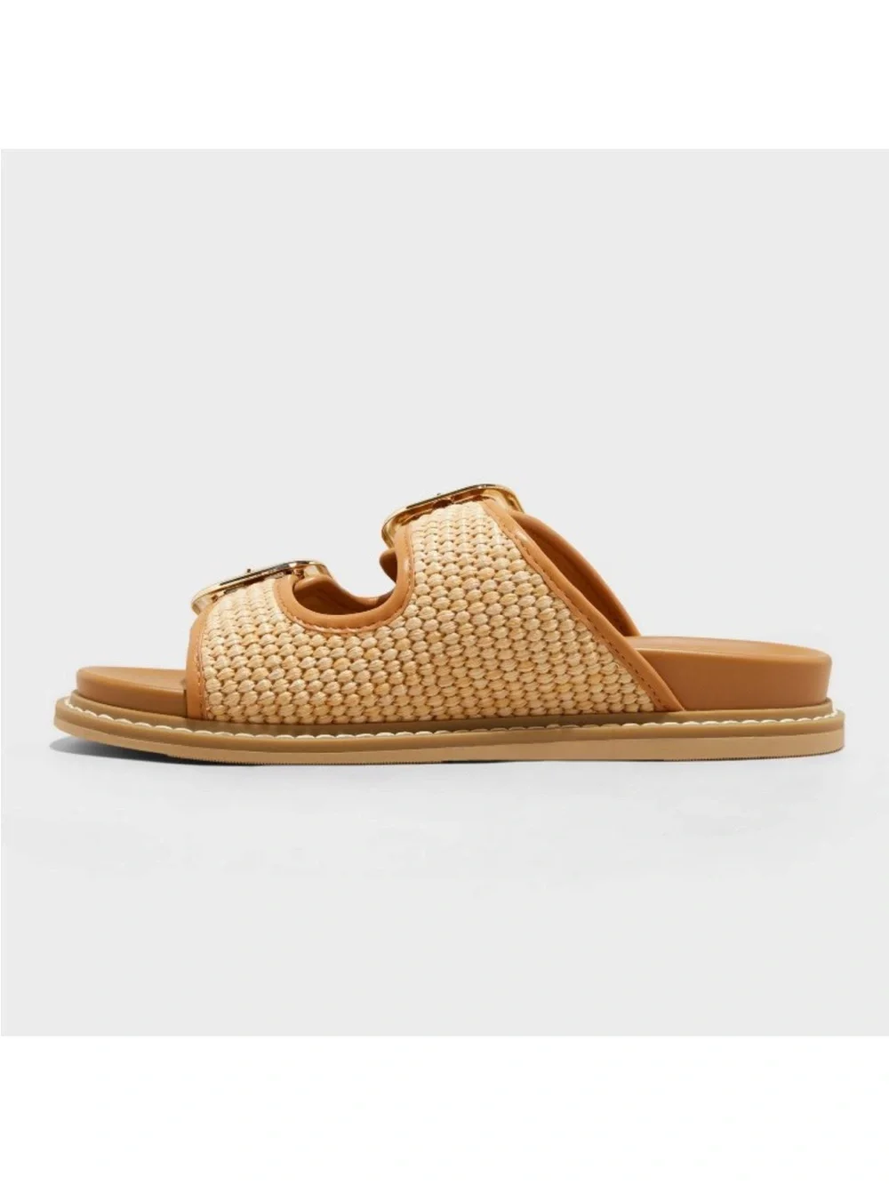 Universal Thread Chunky Big Buckle Woven Sandals